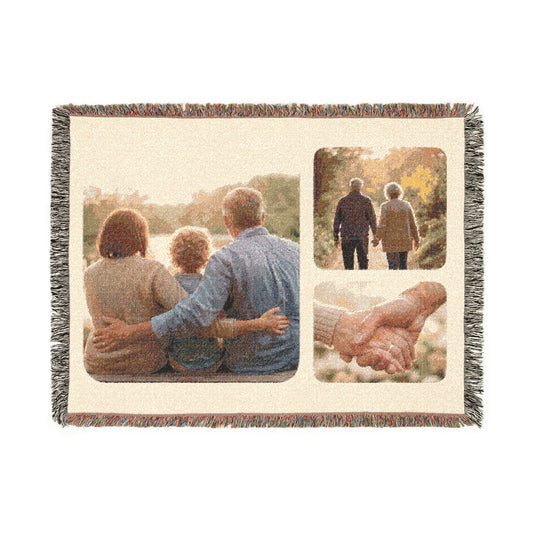 Copy of Woven Photo Tapestry – Personalised Wall Hanging